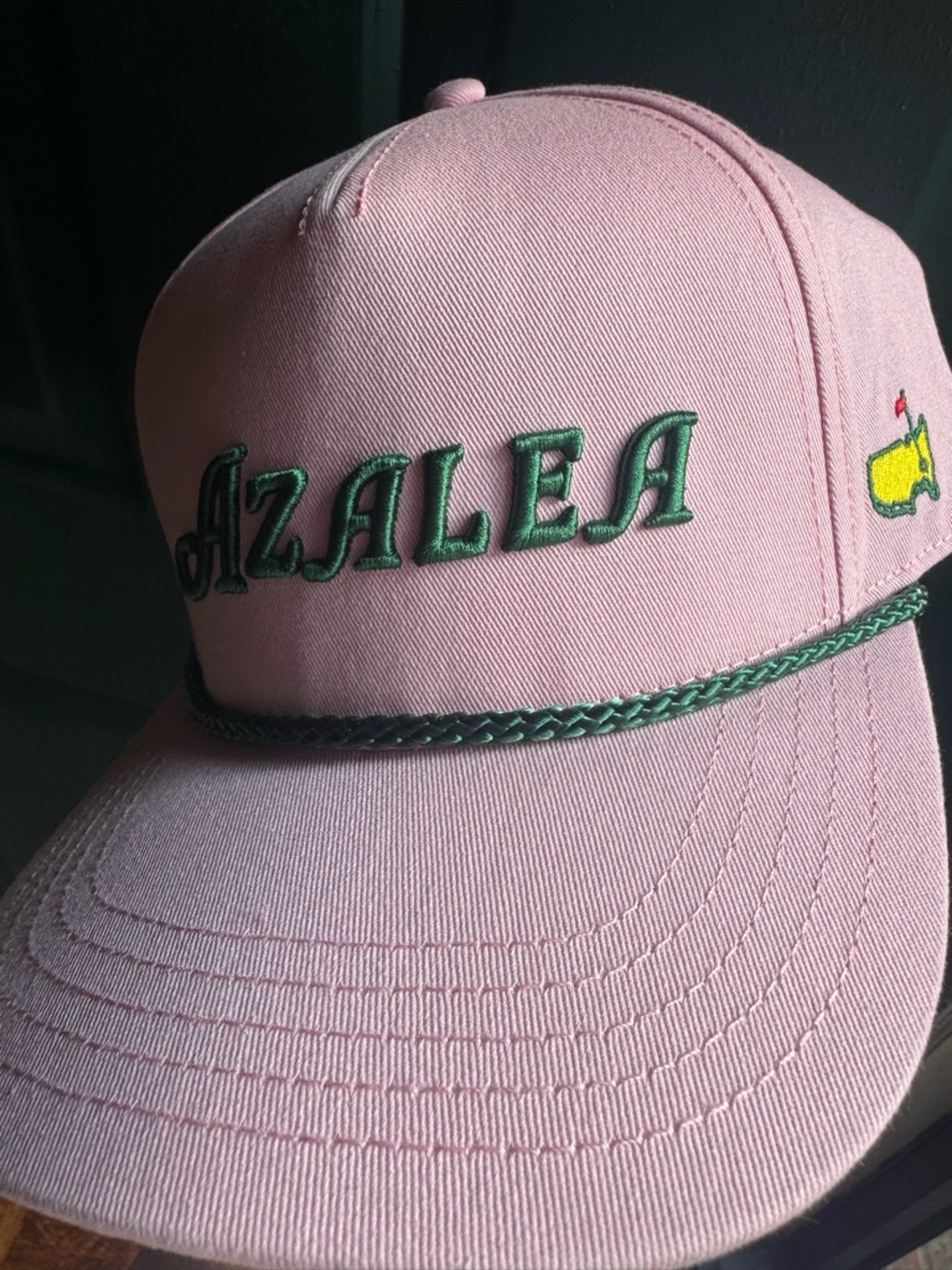 2026 new! Authentic Masters golf Azalea Pink Embroidered Hat